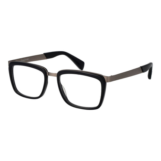 Yohji Yamamoto Unisex Optical Glasses – Black Full-Rim Frame