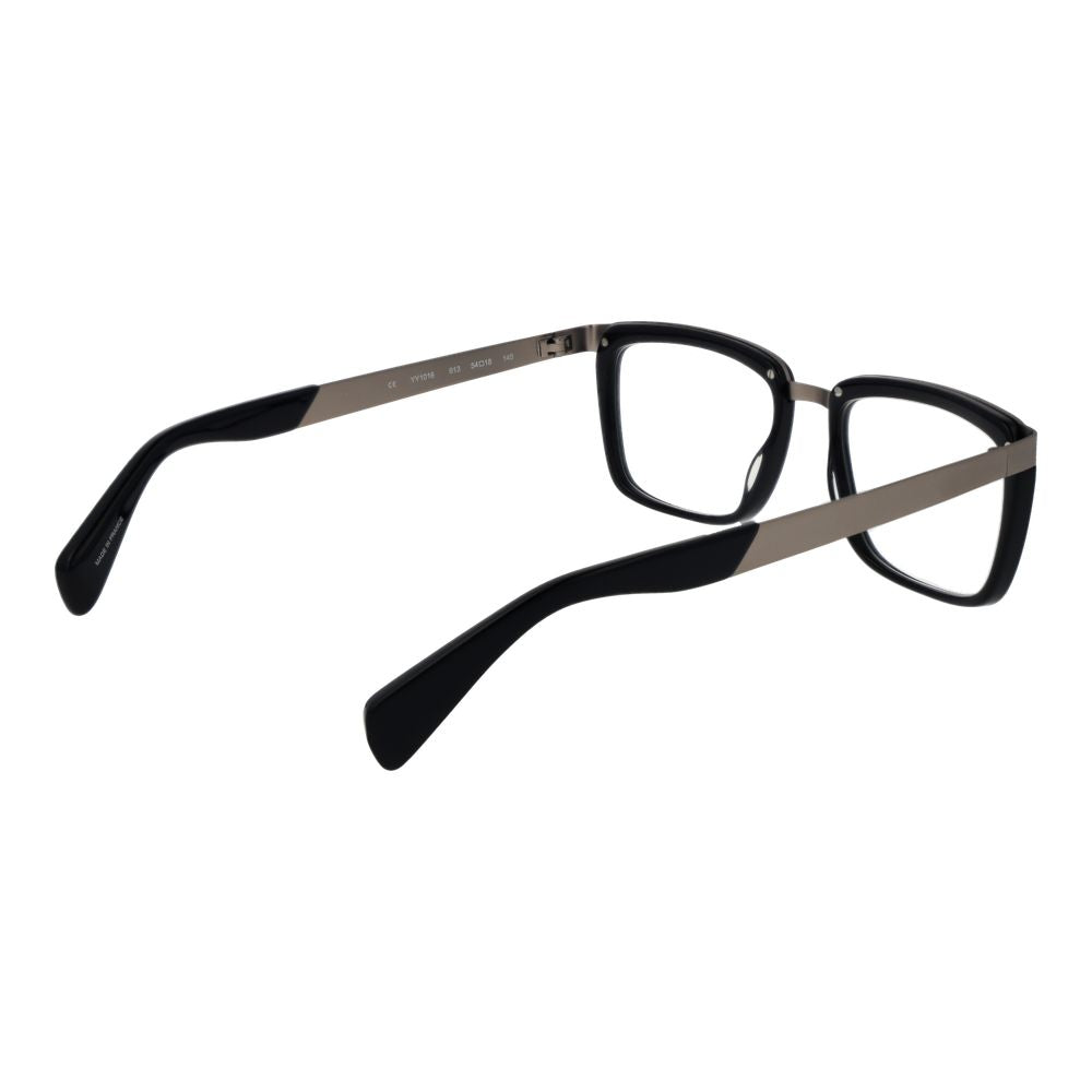 Yohji Yamamoto Unisex Optical Glasses – Black Full-Rim Frame