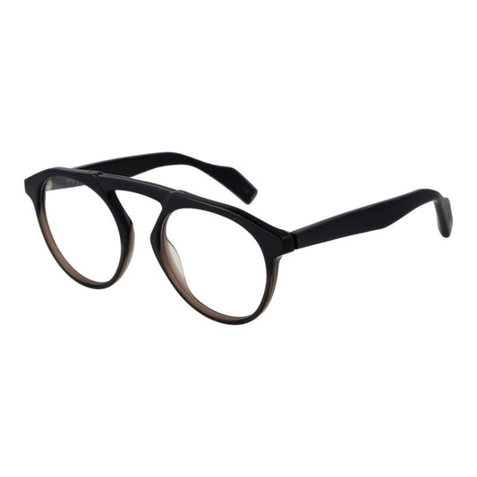 Yohji Yamamoto Men’s Optical Frames – Black Aviator Style