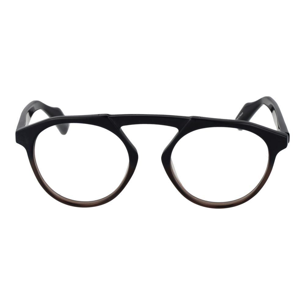 Yohji Yamamoto Men’s Optical Frames – Black Aviator Style