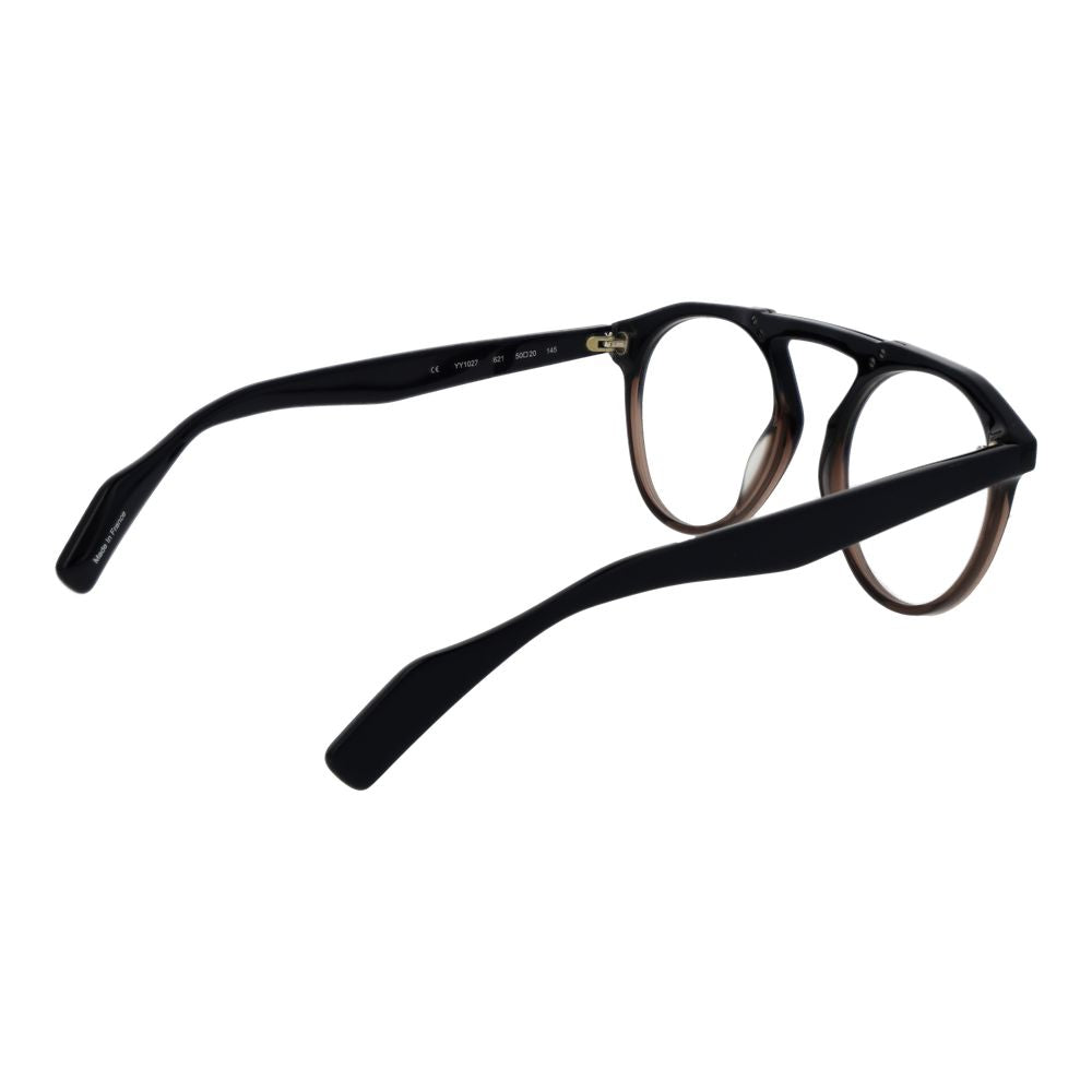 Yohji Yamamoto Men’s Optical Frames – Black Aviator Style