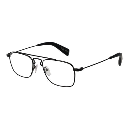Yohji Yamamoto Men's Optical Frames – Black Aviator Style