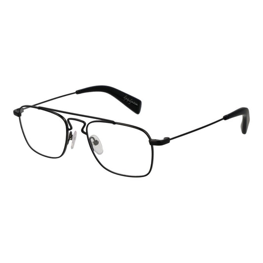 Yohji Yamamoto Men's Optical Frames – Black Aviator Style