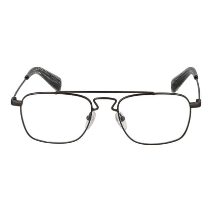 Yohji Yamamoto Men's Gunmetal Optical Glasses – Rectangle Frames