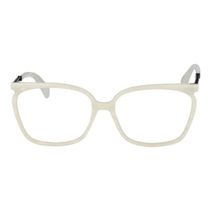 Yohji Yamamoto Women’s Optical Glasses – White Rectangle Frame, 58mm