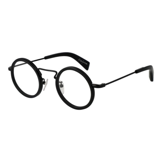 Yohji Yamamoto Unisex Optical Frames – Black Full-Rim