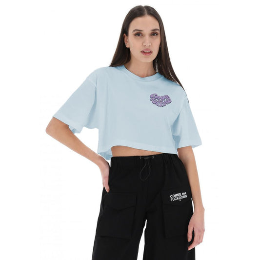Comme Des Fuckdown Heart Print T-Shirt