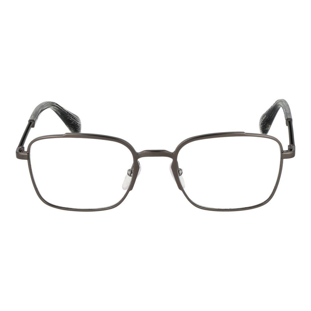 Yohji Yamamoto Men’s Optical Glasses – Gunmetal Rectangle Frame, 51mm