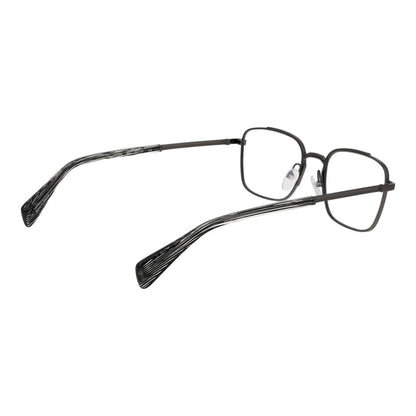 Yohji Yamamoto Men’s Optical Glasses – Gunmetal Rectangle Frame, 51mm