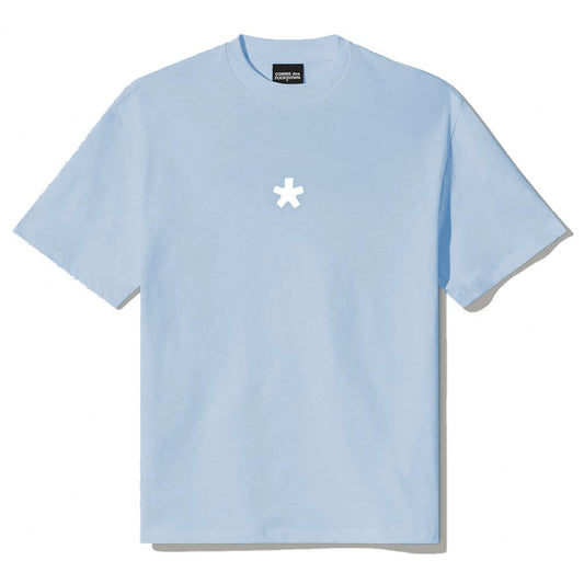 Comme Des Fuckdown Blue Cotton Tee - Bold Streetwear Style