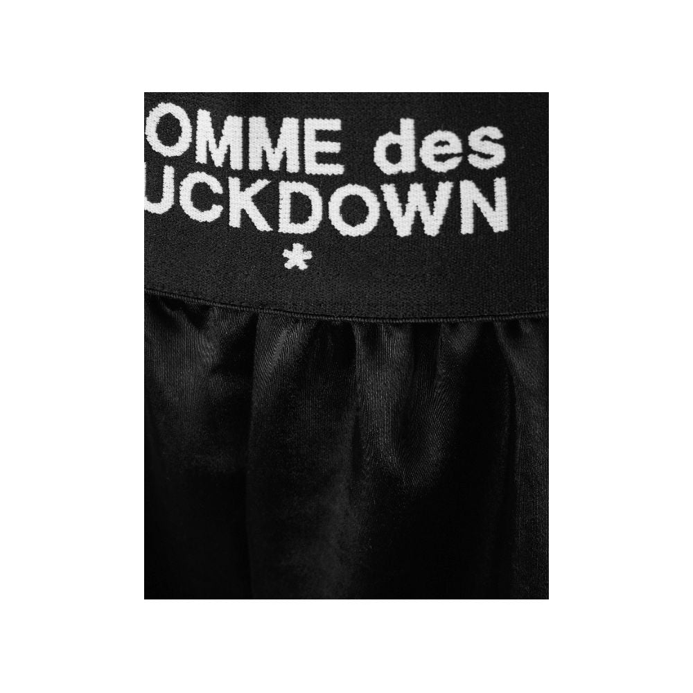 Comme Des Fuckdown Black Polyester Shorts
