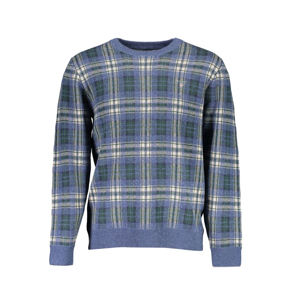 Gant Blue Cotton Sweater - Stylish Comfort for Every Occasion