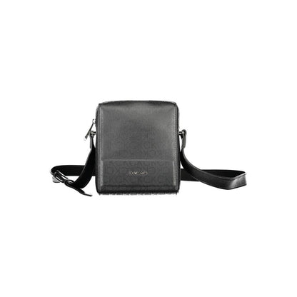 Calvin Klein Adjustable Black Polyester Shoulder Bag