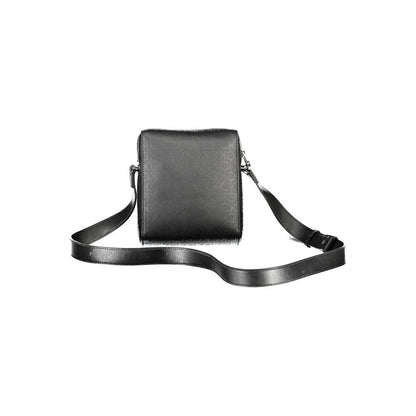 Calvin Klein Adjustable Black Polyester Shoulder Bag