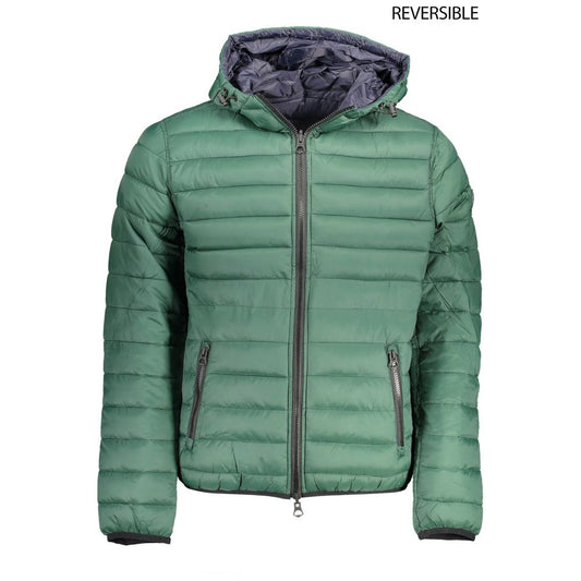 U.S. POLO ASSN. Reversible Green Nylon Jacket