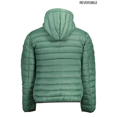 U.S. POLO ASSN. Reversible Green Nylon Jacket