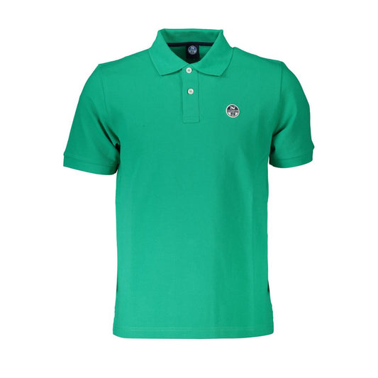 North Sails Green Cotton Polo Shirt - Performance Meets Sustainability
