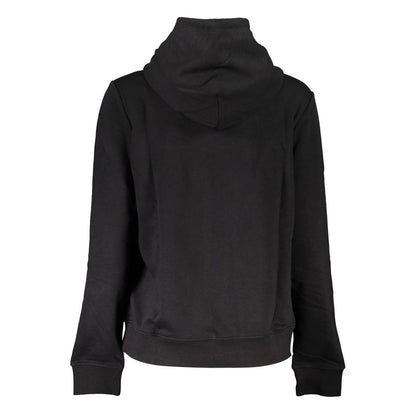 Tommy Hilfiger Black Cotton Hoodie Sweater