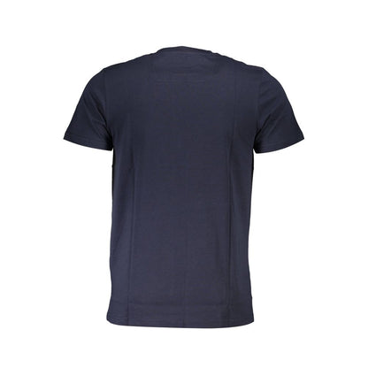 Cavalli Class Blue Cotton T-Shirt: Bold Urban Expression