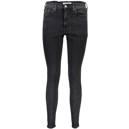Tommy Hilfiger Black Cotton Super Skinny Jeans