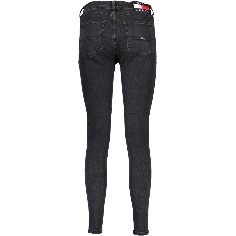 Tommy Hilfiger Black Cotton Super Skinny Jeans