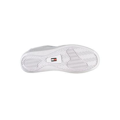 Tommy Hilfiger Classic White Polyester Sneakers