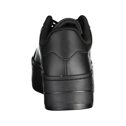 Tommy Hilfiger Black Polyester Sneaker - Sporty and Stylish