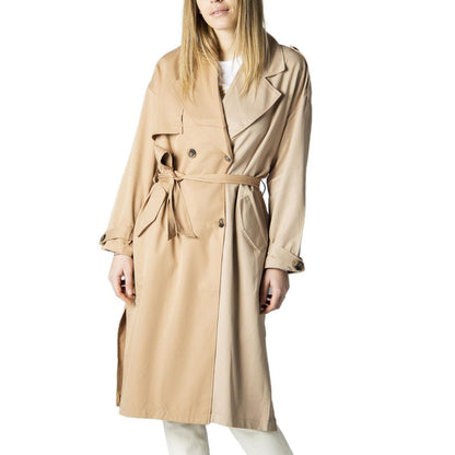 Only Beige Trench Coat - TwoTone Trench Coat Model ONLNEW LILA