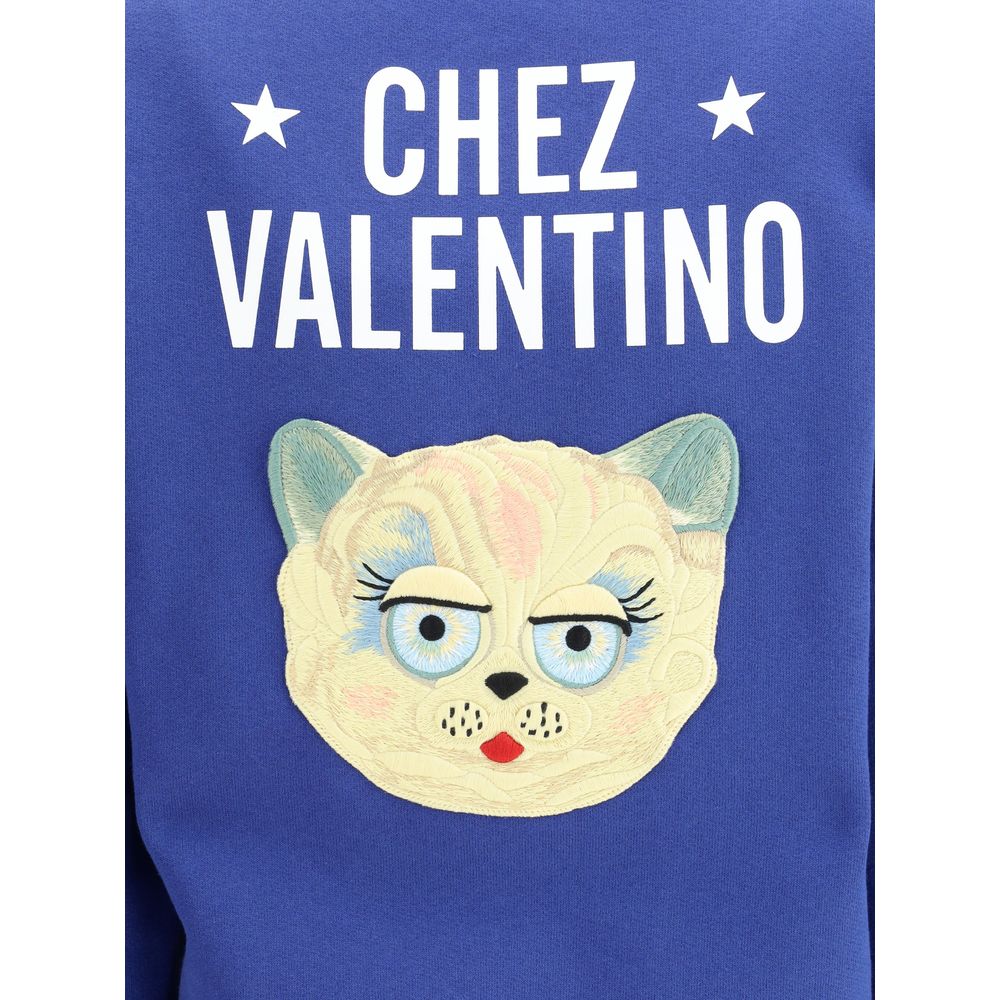Valentino Cotton Sweatshirt: Elegance Meets Casual Sophistication