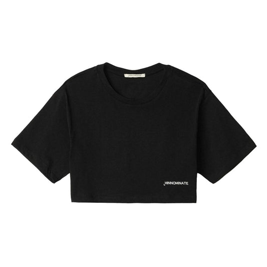 Hinnominate Black Cotton Top & T-Shirt