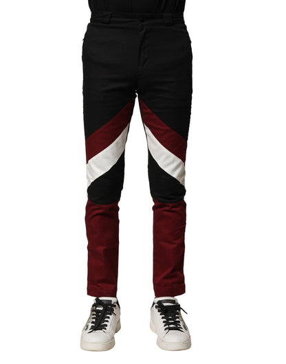 Dolce & Gabbana Multicolor Cotton Jogger Pants for Men