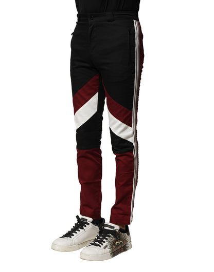 Dolce & Gabbana Multicolor Cotton Jogger Pants for Men