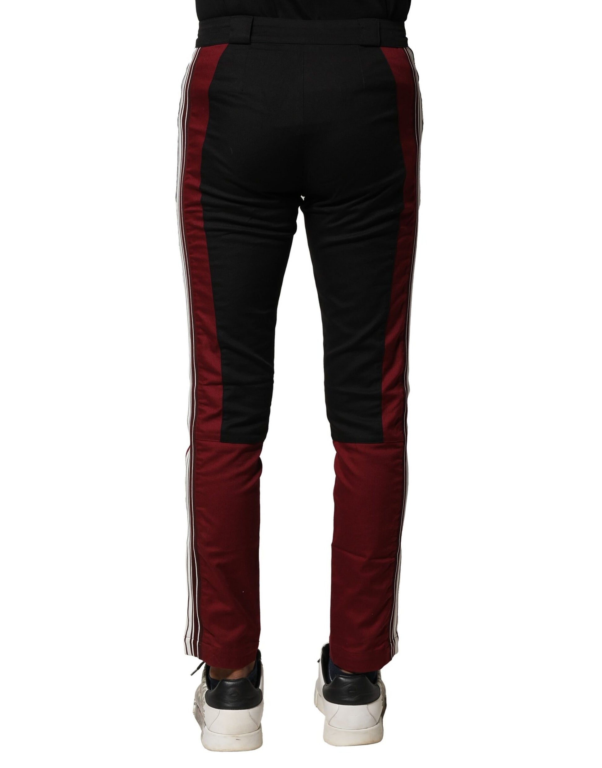 Dolce & Gabbana Multicolor Cotton Jogger Pants for Men