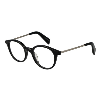 Yohji Yamamoto Black Unisex Optical Frames – Cat Eye Design