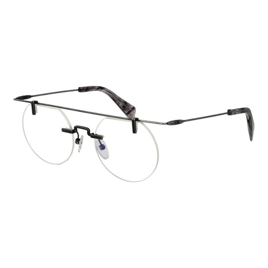 Yohji Yamamoto Men’s Optical Frames – Grey Rimless Round