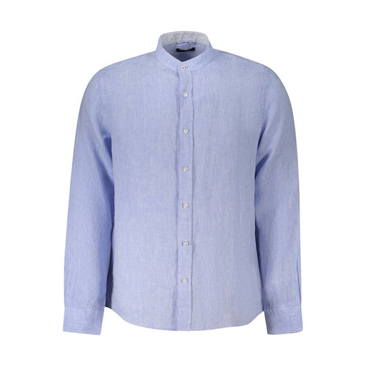 North Sails Blue Linen Shirt - Sustainable Casualwear