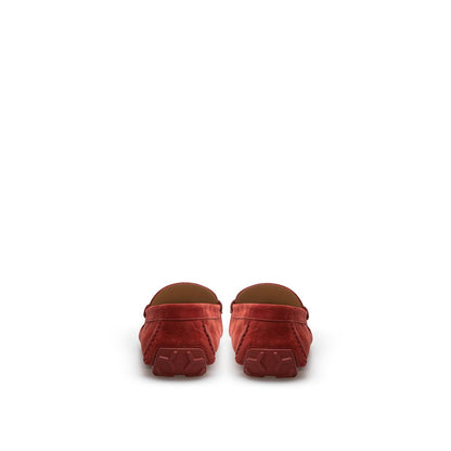 Bally Bordeaux Leather Moccasin
