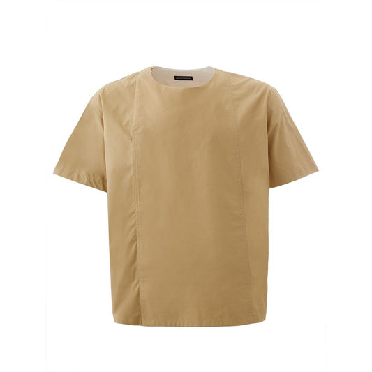 Emporio Armani Brown Cotton T-Shirt and Tunic Over Sweater