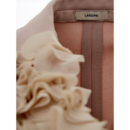 Lardini Double Breasted Ruffled Collar Jacket