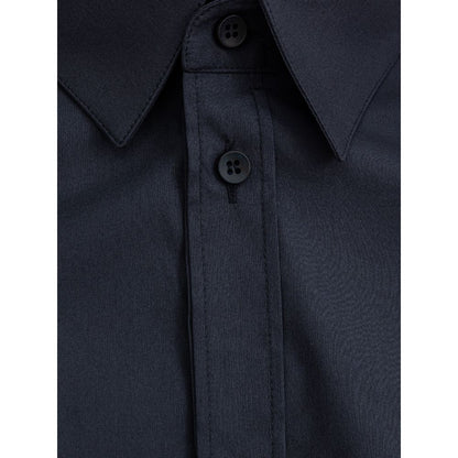 Dolce & Gabbana Blue Cotton Shirt: A Touch of Italian Elegance