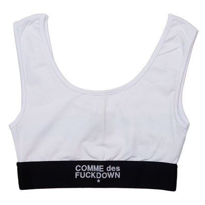 Comme Des Fuckdown White Cotton Top