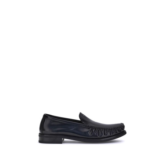 Prada Brushed Leather Loafers: The Pinnacle of Modern Minimalism