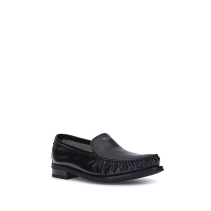 Prada Brushed Leather Loafers: The Pinnacle of Modern Minimalism