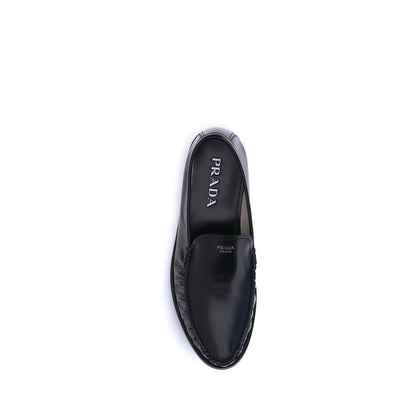Prada Brushed Leather Loafers: The Pinnacle of Modern Minimalism
