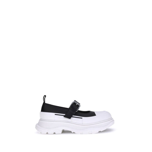 Alexander McQueen Black & White Mary Jane Sneakers for Women