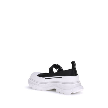 Alexander McQueen Black & White Mary Jane Sneakers for Women