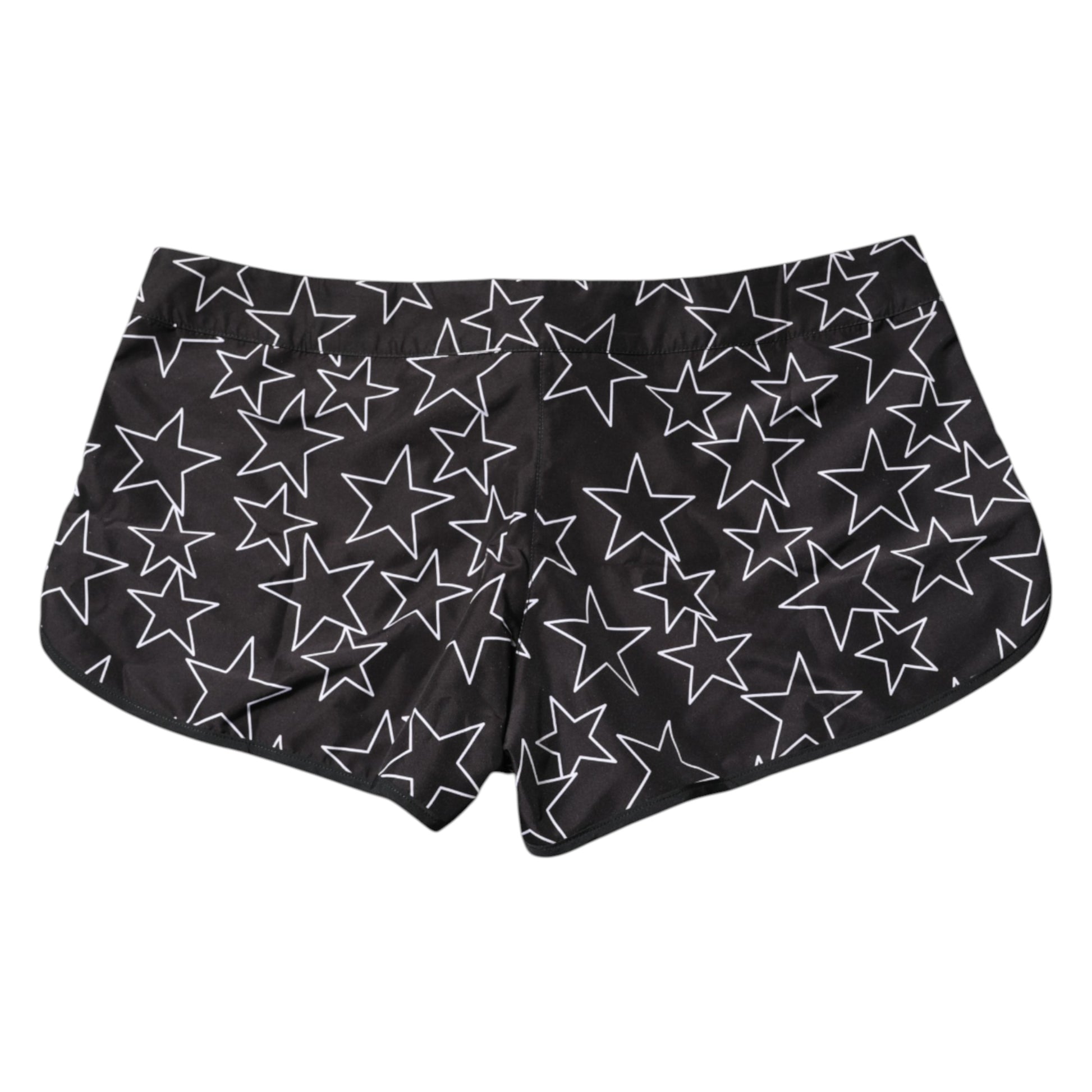 Dolce & Gabbana Black Star Print Beachwear Shorts
