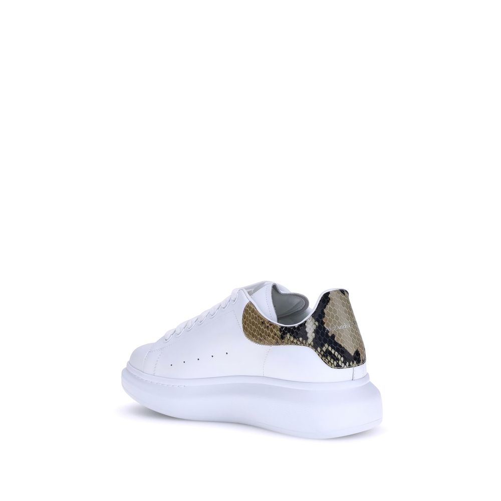 Alexander McQueen Leather Sneakers - A Fusion of Elegance and Boldness