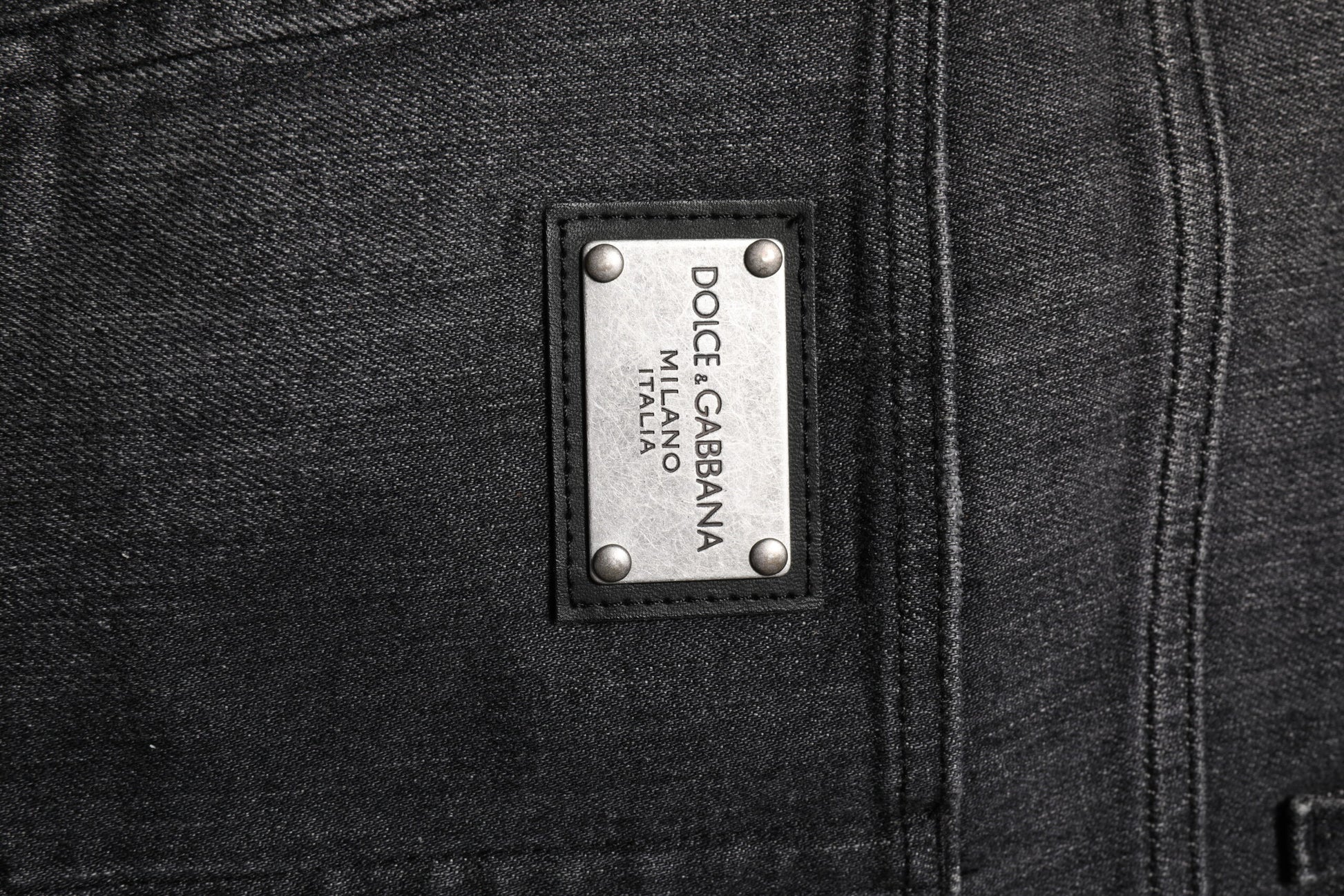 Dolce & Gabbana Gray Washed Loose Denim Jeans