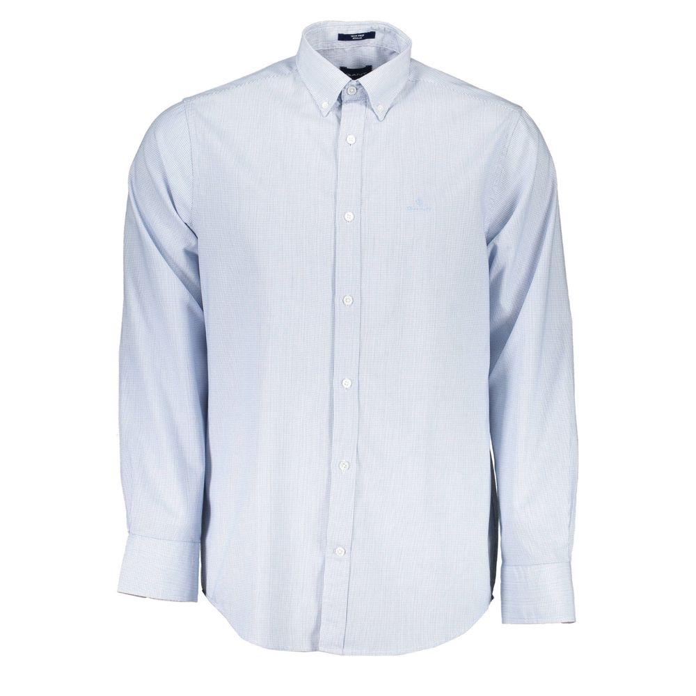 Gant Blue Cotton Shirt - Classic Elegance